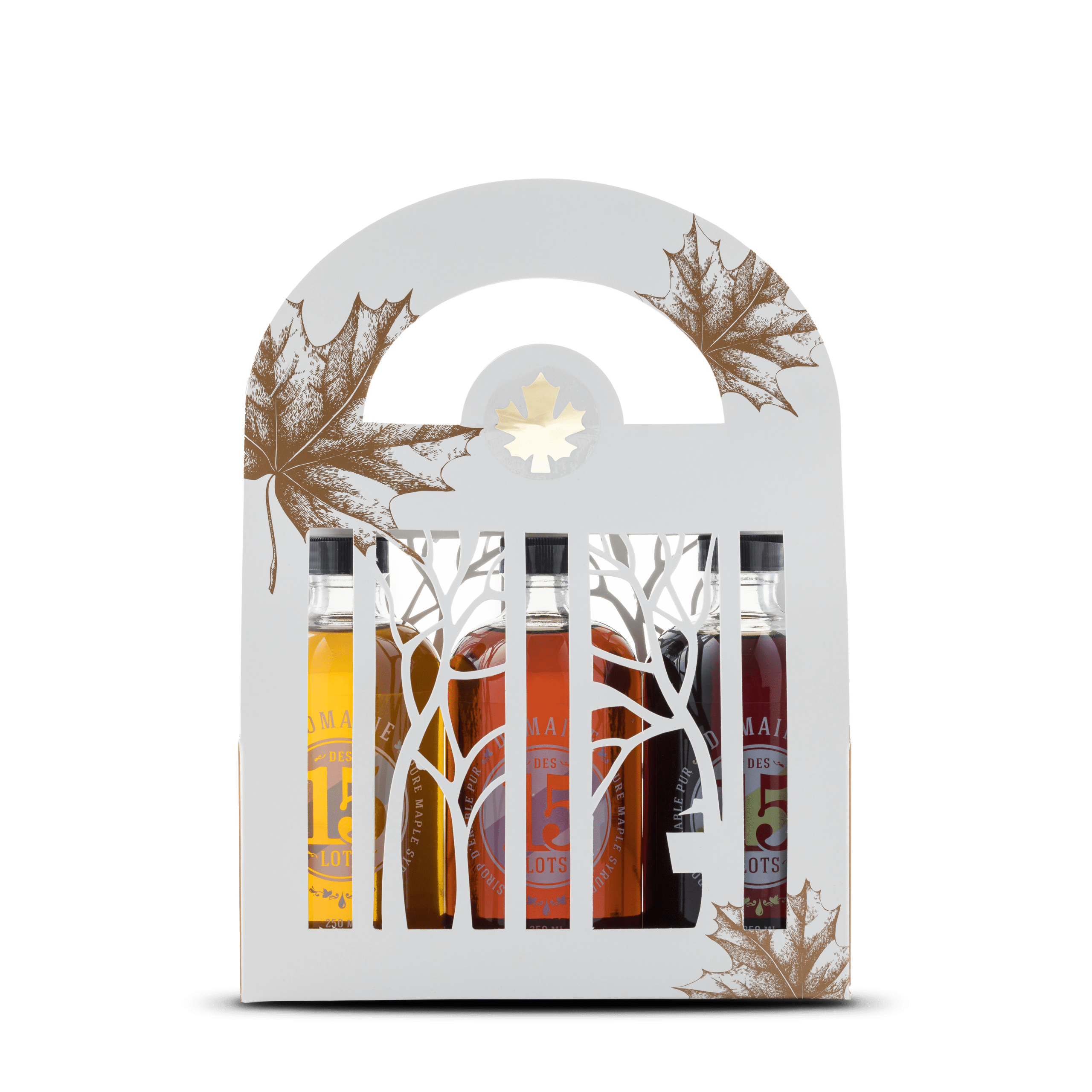 Boîte dégustation de sirops d’érable | Domaine des 15 lots